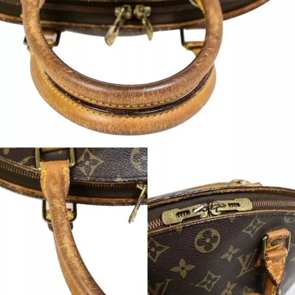 AUTHENTICITY GUARANTEED LOUIS VUITTON LV Logo Ellipse MM Hand Bag Monogram - Picture 14 of 16